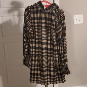 Anthropologie high neck dress M